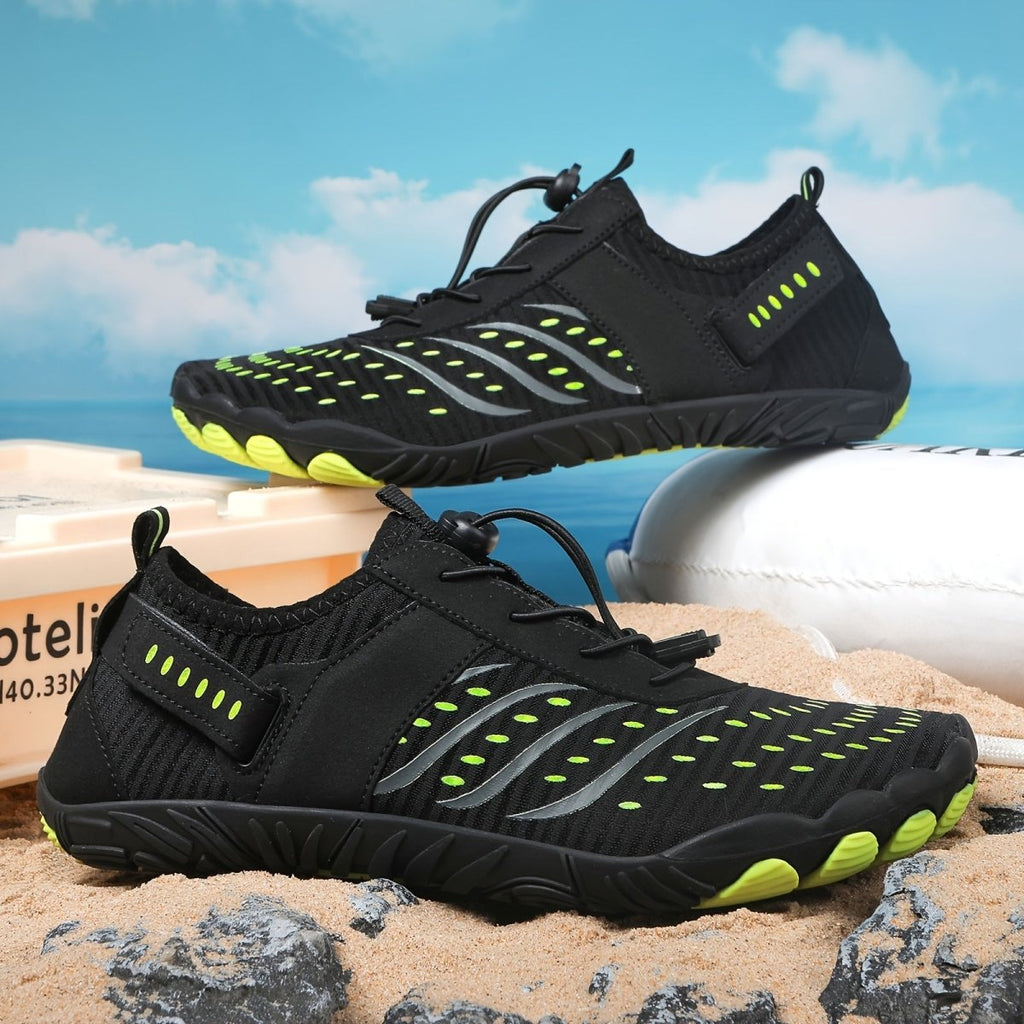 Chaussures aquatiques unisexes à lacets, œillets de drainage