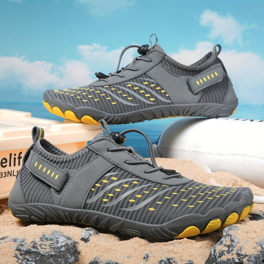Chaussures aquatiques unisexes à lacets, œillets de drainage
