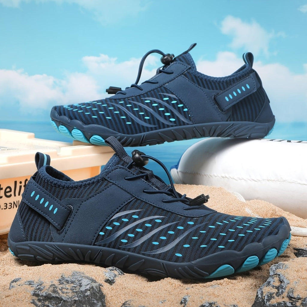 Chaussures aquatiques unisexes à lacets, œillets de drainage
