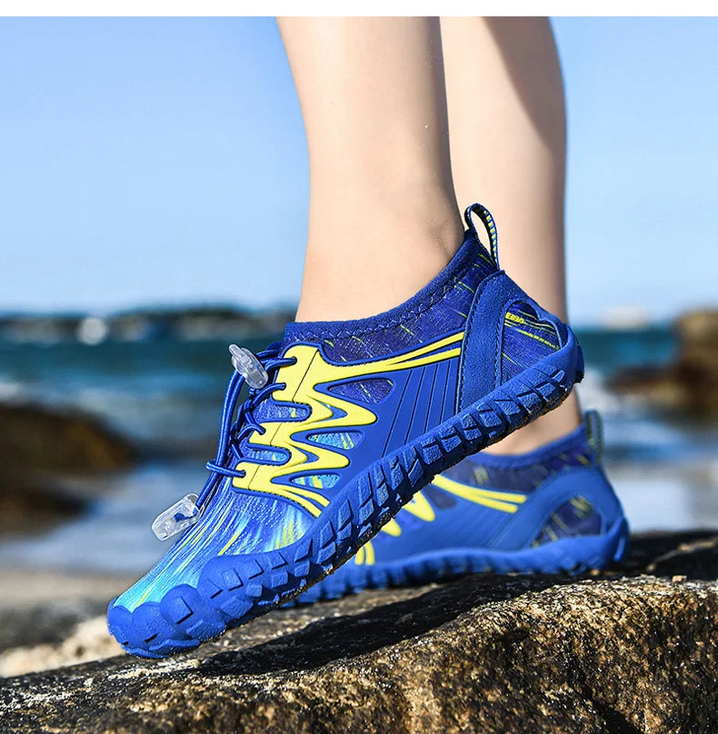 Chaussures d'eau pieds nus enfant et femme, du 26 au 38