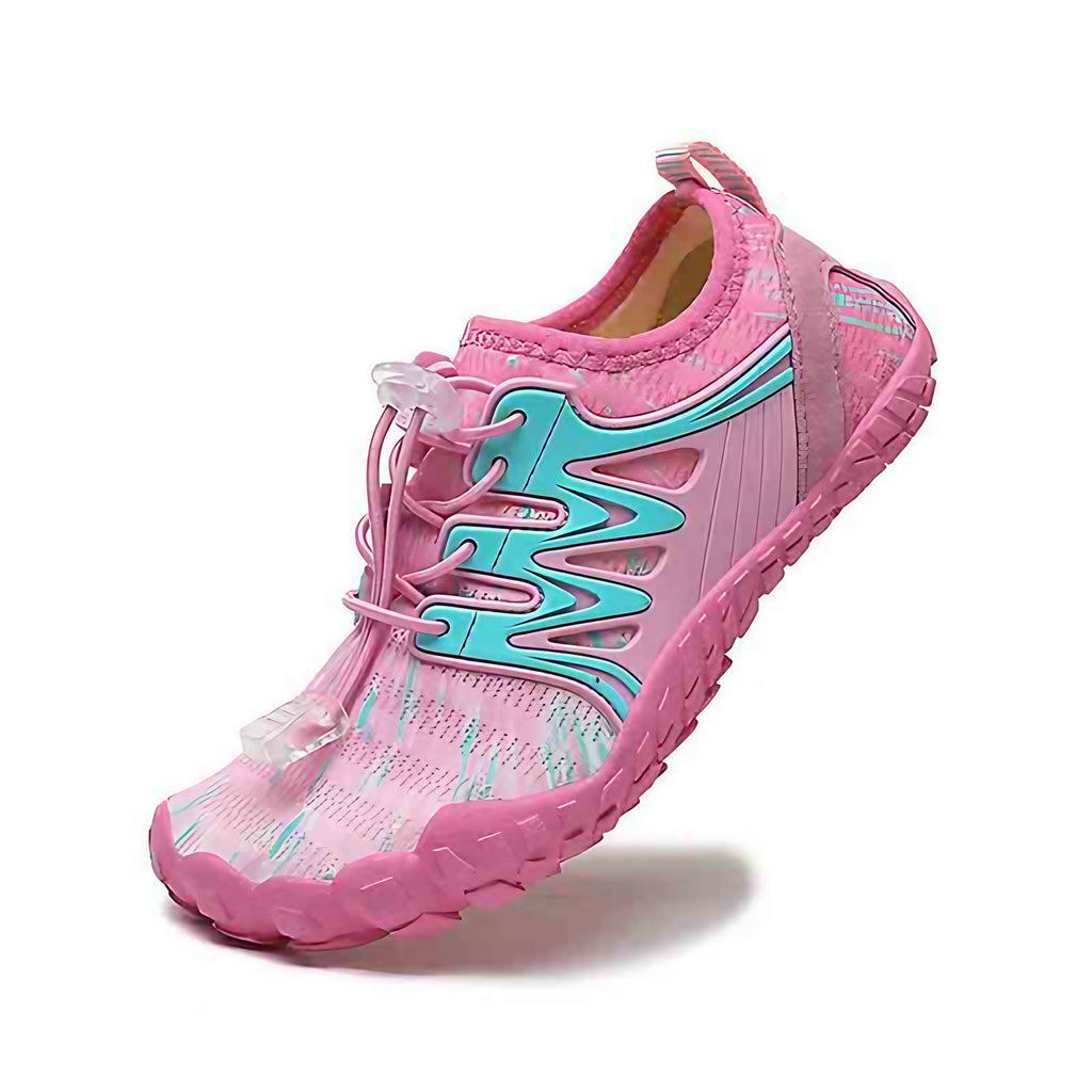 Chaussures d'eau pieds nus enfant et femme, du 26 au 38, rose