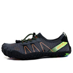 Chaussures aquatiques pieds nus mixtes, semelle en caoutchouc, gris
