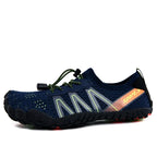 Chaussures aquatiques pieds nus mixtes, semelle en caoutchouc, bleu