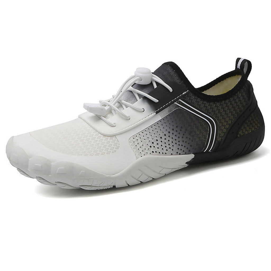 Chaussures aquatiques pieds nus à cinq doigts, mixtes, 36 au 47, noir