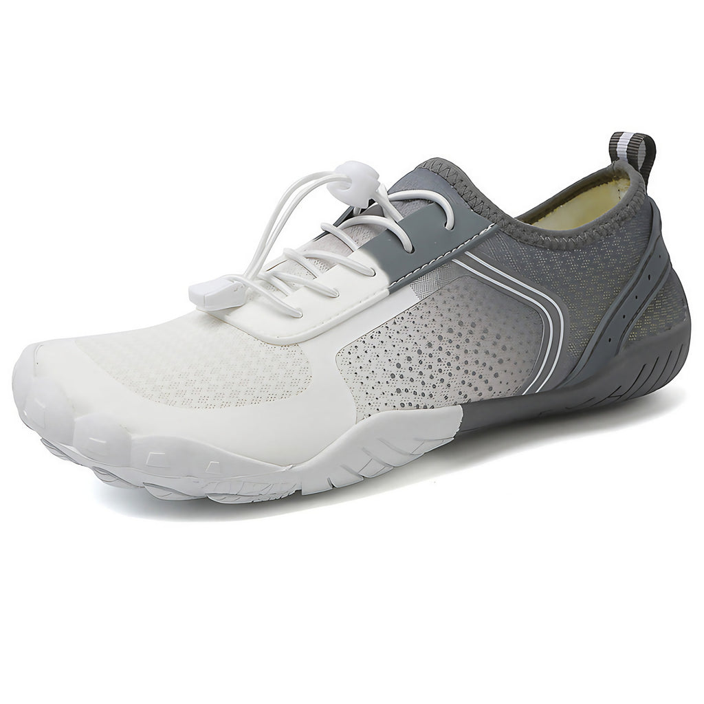 Chaussures aquatiques pieds nus à cinq doigts, mixtes, 36 au 47, gris