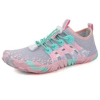 Chaussures aquatiques pieds nus mixtes, semelle antidérapante, violet