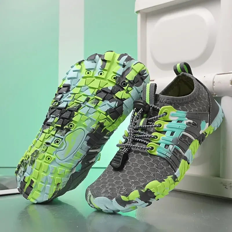 Chaussures aquatiques pieds nus mixtes, semelle antidérapante