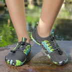 Chaussures aquatiques pieds nus mixtes, semelle antidérapante