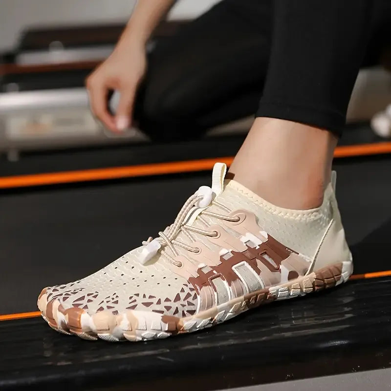 Chaussures aquatiques pieds nus mixtes, semelle antidérapante