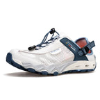 Chaussures aquatiques femme pour la randonnée, légères, bleu