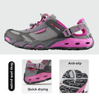 Chaussures aquatiques femme pour la randonnée, légères