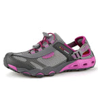 Chaussures aquatiques femme pour la randonnée, légères, rose