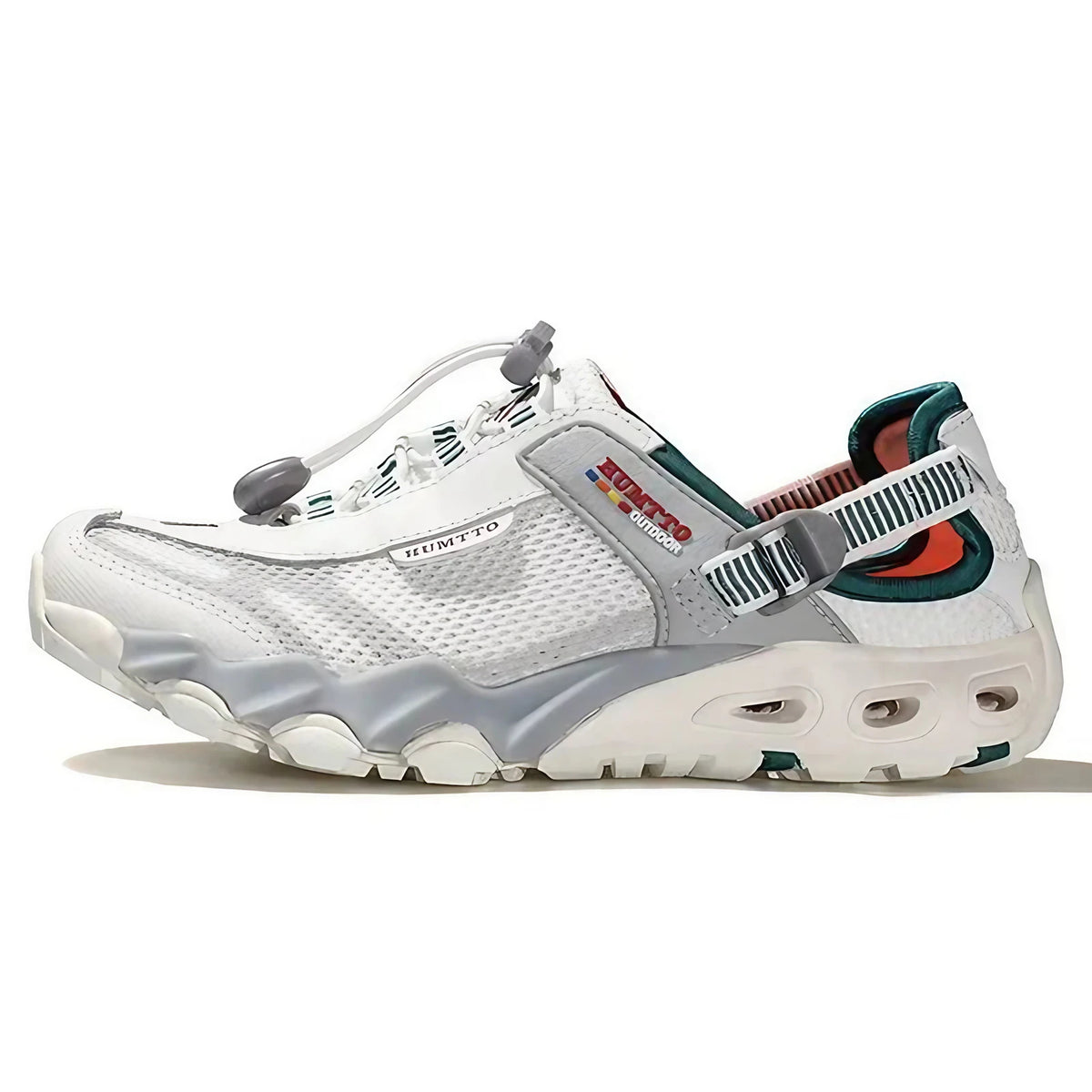 Chaussures aquatiques femme pour la randonnée, légères, gris