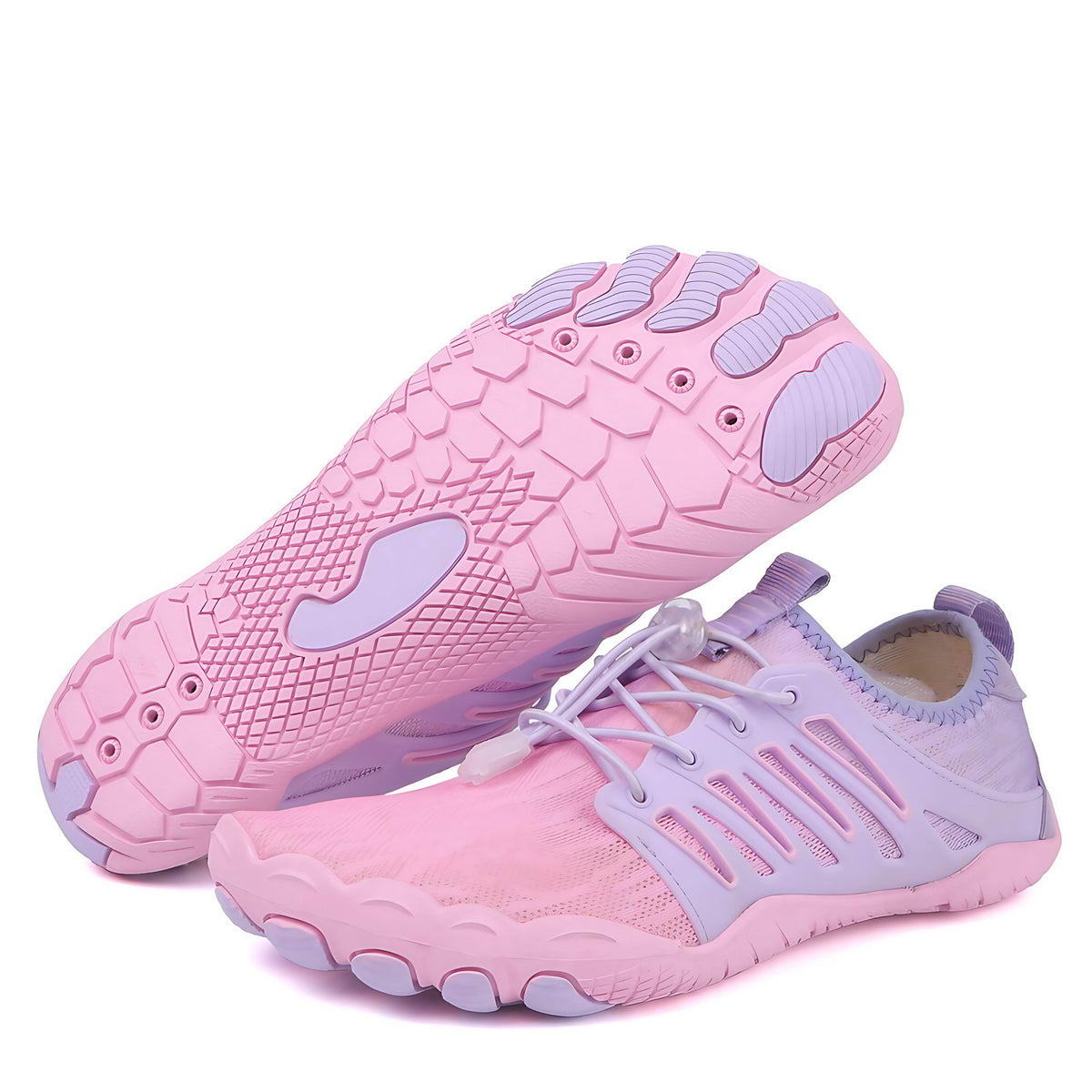 Chaussures aquatiques souples à chaussant large, mixtes, 36 au 46, bleu