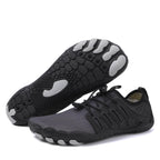 Chaussures aquatiques souples à chaussant large, mixtes, 36 au 46, noir