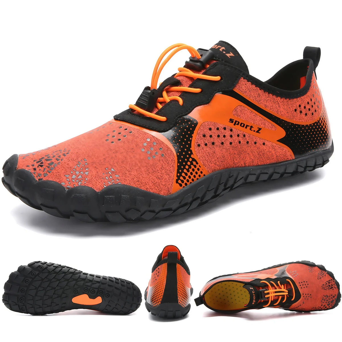 Chaussures d'eau mixtes respirantes, semelle antidérapante