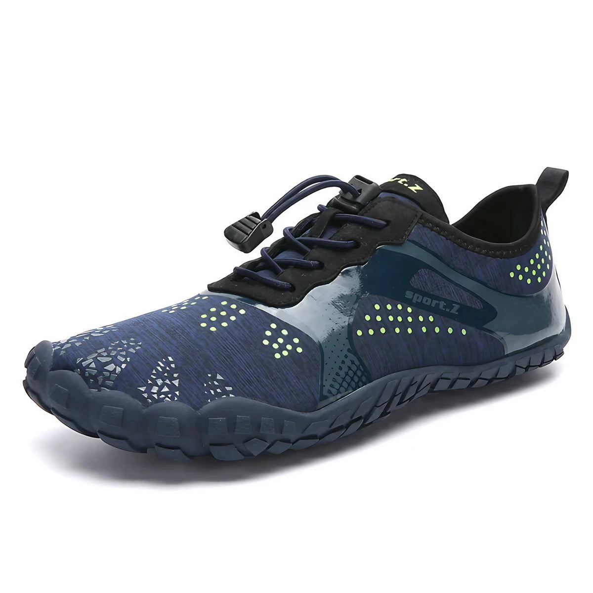 Chaussures d'eau mixtes respirantes, semelle antidérapante, bleu