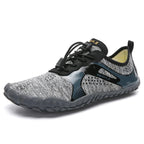 Chaussures d'eau mixtes respirantes, semelle antidérapante, gris