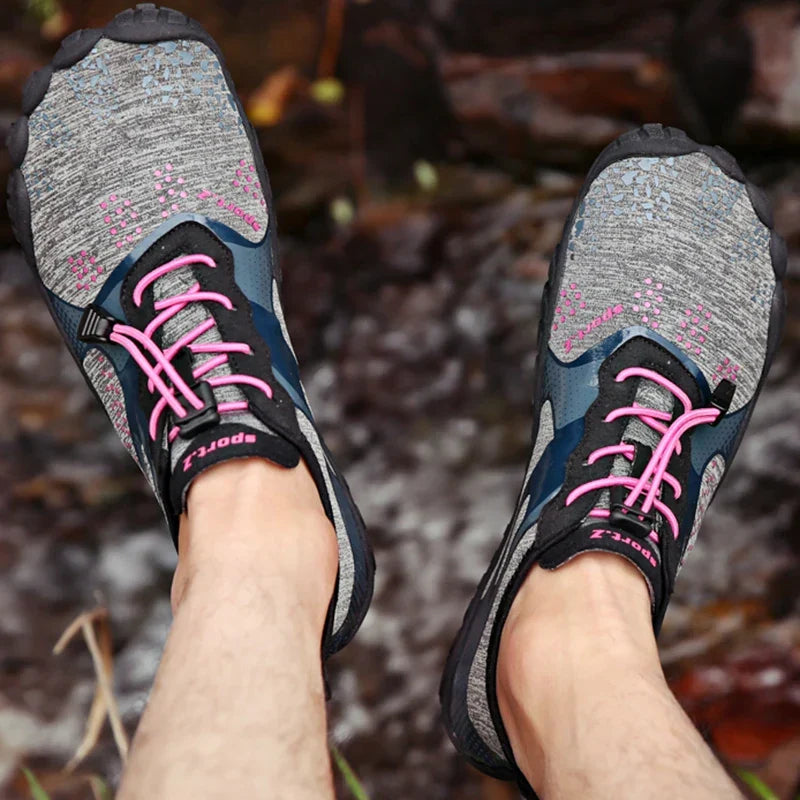 Chaussures d'eau mixtes respirantes, semelle antidérapante