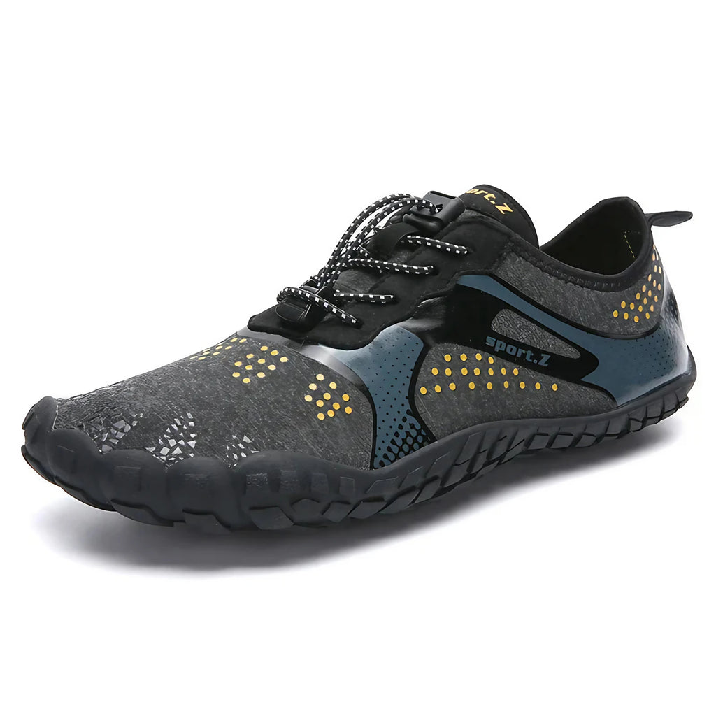 Chaussures d'eau mixtes respirantes, semelle antidérapante, noir