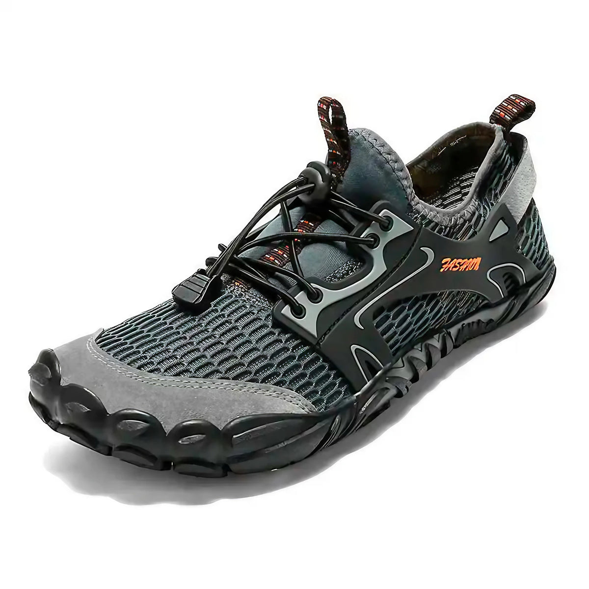 Chaussures aquatiques mixtes pieds nus, séchage rapide, zero drop, gris