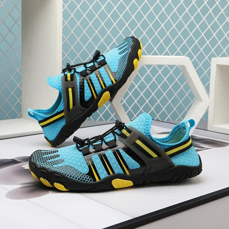 Chaussures aquatiques mixtes à semelle antidérapante, du 36 au 47, bleu clair