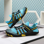 Chaussures aquatiques mixtes à semelle antidérapante, du 36 au 47, bleu clair