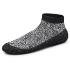 Chaussures aquatiques pieds nus pliables, semelle de 3 mm, gris