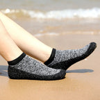 Chaussures aquatiques pieds nus pliables, semelle de 3 mm