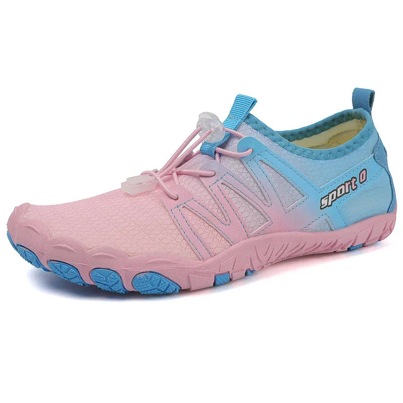 Chaussures aquatiques mixtes en mesh, séchage rapide, du 36 au 46, rose