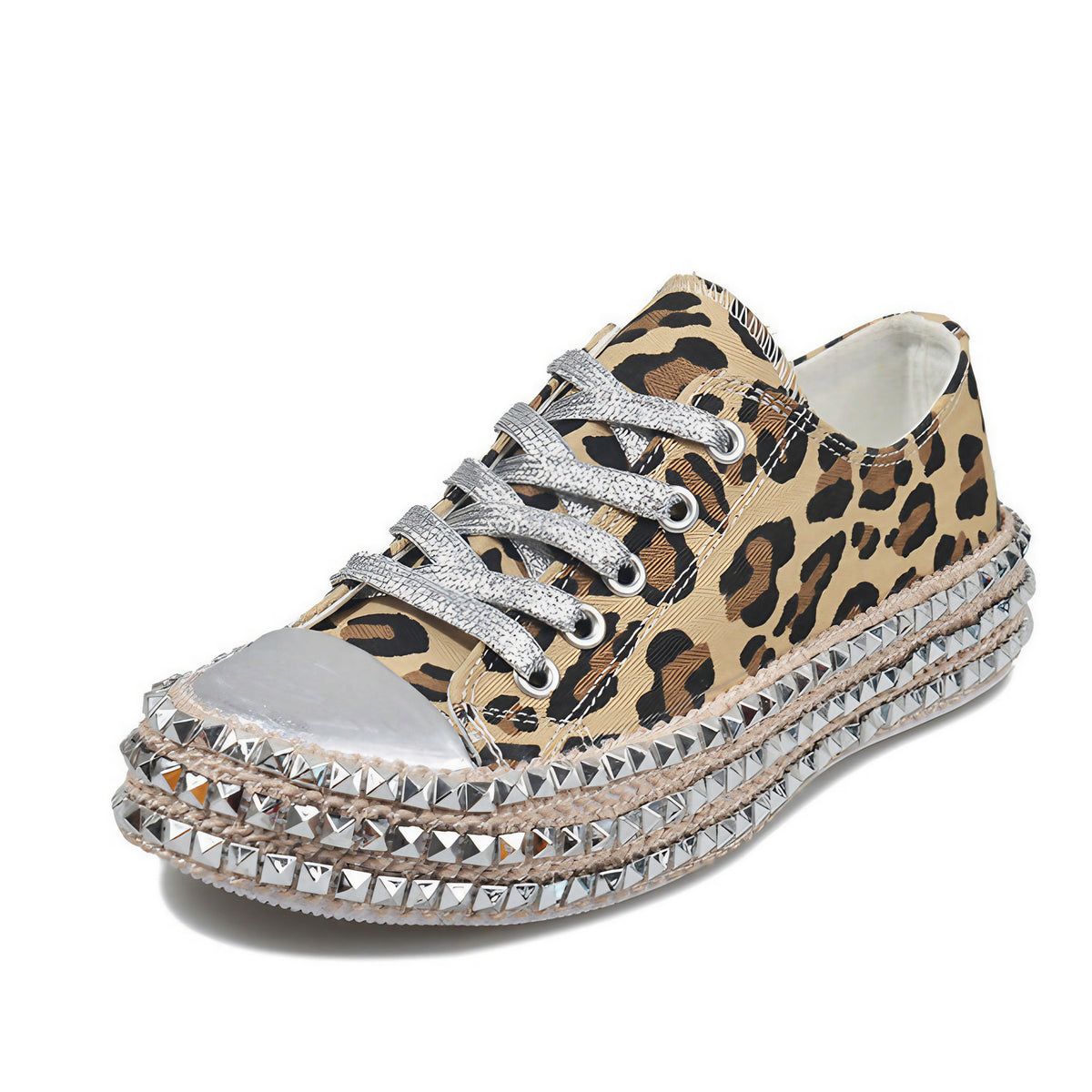 Chaussures orthopédiques femme, semelle antidérapante, noir ou léopard, léopard