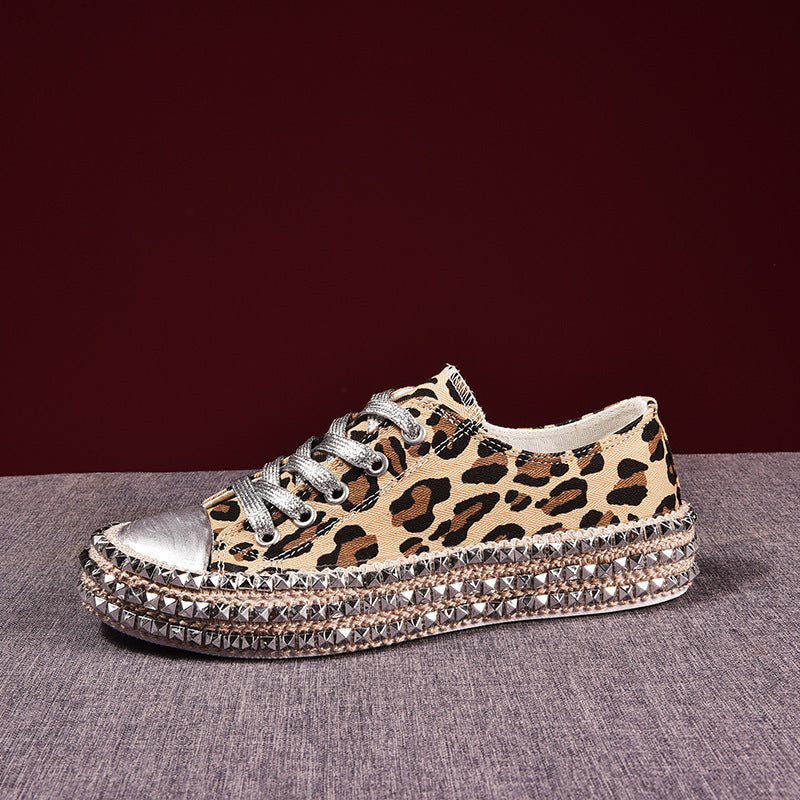 Chaussures orthopédiques femme, semelle antidérapante, noir ou léopard