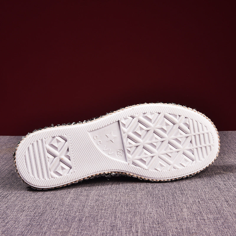 Chaussures orthopédiques femme, semelle antidérapante, noir ou léopard