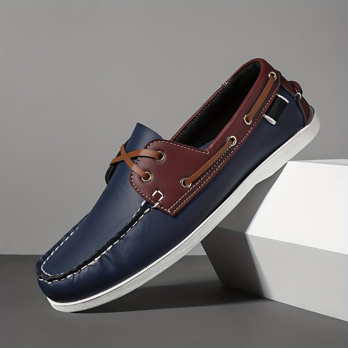 Chaussures bateau homme, semelle antidérapante, du 38 au 47
