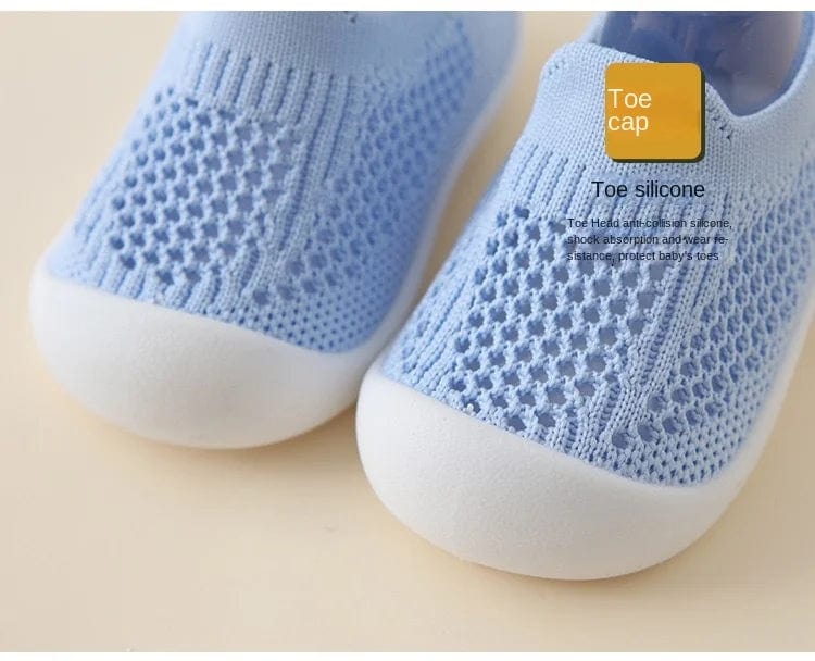 Chaussures bébé en maille à semelle souple, premiers pas