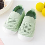 Chaussures bébé en maille à semelle souple, premiers pas