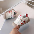 Chaussures bébé à semelle souple, pointures 16 à 25, rouge