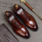 Chaussures habillées homme classiques, marron ou noir, marron