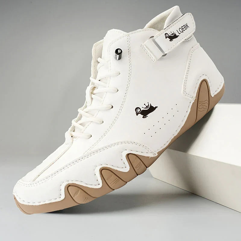 Chaussures confortables femme, semelle antidérapante, sept coloris, blanc