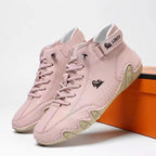 Chaussures confortables femme, semelle antidérapante, sept coloris, rose
