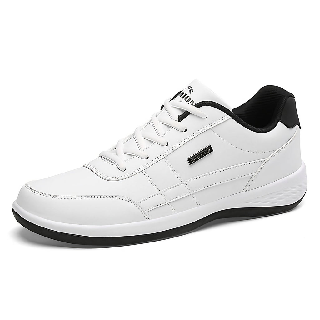 Baskets homme légères à lacets, semelle EVA, du 39 au 47, blanc