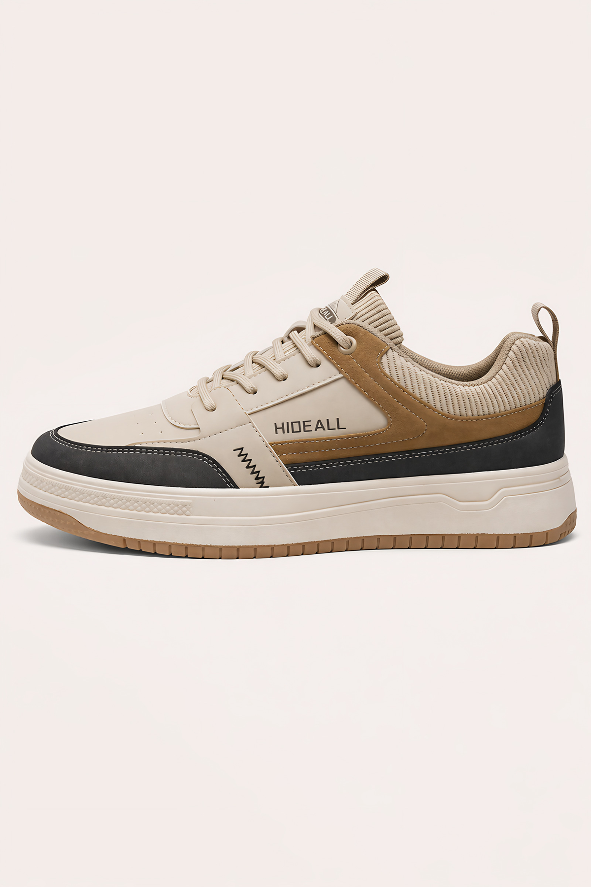 Chaussures décontractées homme à base haute multicouche