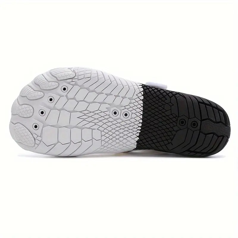 Chaussures d'eau pieds nus adulte, semelle en caoutchouc