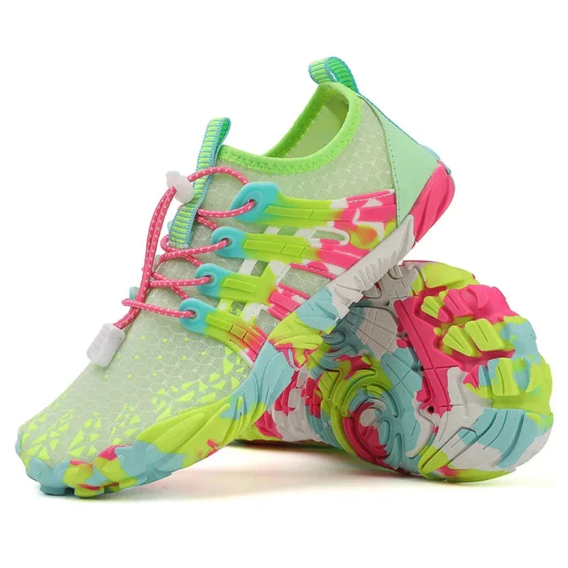 Chaussures aquatiques pieds nus mixtes, boucle réglable, 26 au 46