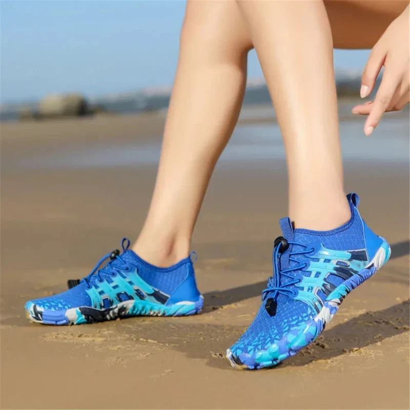 Chaussures aquatiques pieds nus mixtes, boucle réglable, 26 au 46