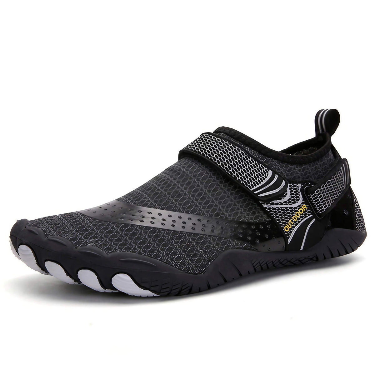 Chaussures aquatiques unisexe à séchage rapide, du 35 au 47, noir