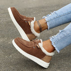 Chaussures d'hiver femme à doublure chaude, légères, quatre coloris