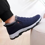 Chaussures d'hiver mixtes à enfiler, doublure textile