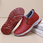 Chaussures d'hiver mixtes à enfiler, doublure textile