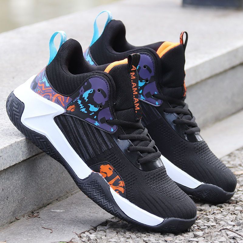 Chaussures de course homme à renforts latéraux, du 39 au 45, noir